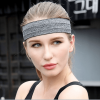 Grey Outdoor Sports Headband Portable Fitness Hair Bands Man Woman Hair Wrap Brace Elastic Cycling Yoga Running Exercising