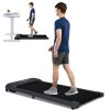 2 in 1 Under Desk Electric Treadmill 2.5HP, with Bluetooth APP and speaker, Remote Control, Display, Walking Jogging Running Machine Fitness Equipment