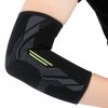 Elbow Support Brace Compression Sleeve Adjustable Arm Support Wrap Guard Bandage Arm Band for Tendinitis Arthritis Bursitis Treatment Workouts Weightl