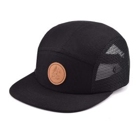 Black Mesh Cottage Life 5 Panel Hat