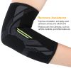 Elbow Support Brace Compression Sleeve Adjustable Arm Support Wrap Guard Bandage Arm Band for Tendinitis Arthritis Bursitis Treatment Workouts Weightl