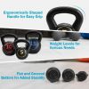 5 10 15 lbs Weight Kettlebell Home Fitness 3 Pieces Set Kettle Bell