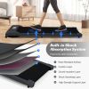 2 in 1 Under Desk Electric Treadmill 2.5HP, with Bluetooth APP and speaker, Remote Control, Display, Walking Jogging Running Machine Fitness Equipment