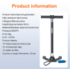 Manual high pressure air pump inflation equipment pump diving equipment