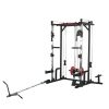 Power cage with LAT PullDown and Weight Storage Rack Optional Weight Bench, 1400 lb Capacity Power Rack for Home and Garage Gyms, Multiple Accessory S