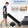 2 in 1 Under Desk Electric Treadmill 2.5HP, with Bluetooth APP and speaker, Remote Control, Display, Walking Jogging Running Machine Fitness Equipment