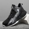 Men's breathable basketball shoes fashion non-slip combat sports shoes shock absorption student training sports shoes