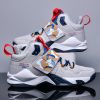 Men's Retro Basketball Shoes Non-Slip Unisex Couple Sneakers Basketball Breathable Tennis Shoes Size 36-45