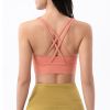 Nylon Top Women Bra Sexy Top Woman Breathable Underwear Women Fitness Yoga Sports Bra For Women Gym 22 Colors