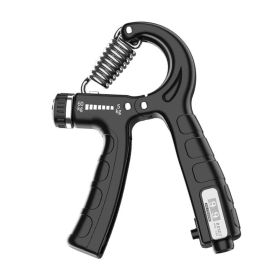 Hand Grip Strengthener, Counting hand Grips Workout, Adjustable Resistance Strength Hand Grip 11-132 lbs, Hand Grip Strength Exerciser for Muscle Buil (Color: Black)