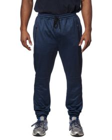 Burnside BU8801 Men's Go Anywhere Performance Jogger Pant (Color: HEATHER NAVY, size: L)