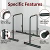 Power Tower Dip Station Pull Up Bar Stand Adjustable Height Heavy Duty Multi-Function Fitness Training Equipment