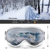 Snowledge Ski Goggles-Snow Snowboard Goggles OTG for Men Women Adult, Anti Fog 100% UV Protection