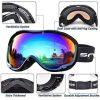 Snowledge Ski Goggles-Snow Snowboard Goggles OTG for Men Women Adult, Anti Fog 100% UV Protection