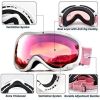 Snowledge Ski Goggles-Snow Snowboard Goggles OTG for Men Women Adult, Anti Fog 100% UV Protection