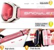 Snowledge Ski Goggles-Snow Snowboard Goggles OTG for Men Women Adult, Anti Fog 100% UV Protection