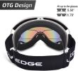 Snowledge Ski Goggles-Snow Snowboard Goggles OTG for Men Women Adult, Anti Fog 100% UV Protection