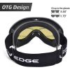 Snowledge Ski Goggles-Snow Snowboard Goggles OTG for Men Women Adult, Anti Fog 100% UV Protection