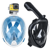 Full Face Snorkel Mask with Optional HD 1080P Action Sports Camera